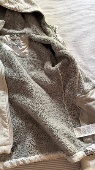 Chaqueta Columbia Cortavientos Blanca