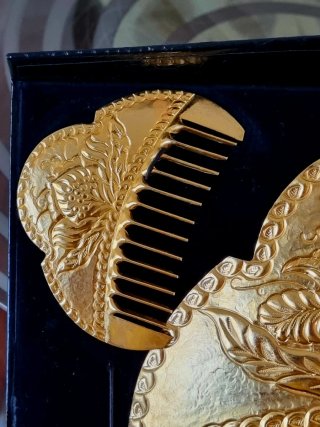 Aderezo Fallera Niña Dorado