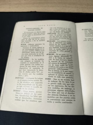 Libro AUTO-RADIO Biblioteca de la Radio
