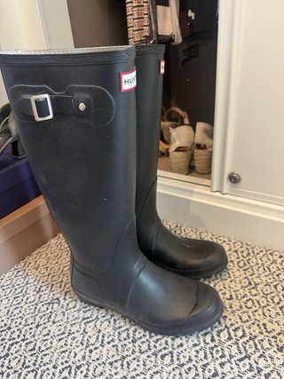 Botas de agua Hunter negras