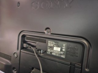 TV Sony Bravia 45 Negra y Plateada