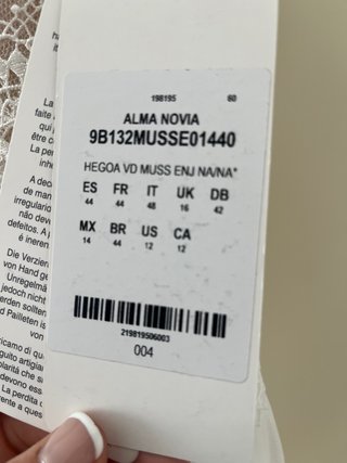 Vestido Novia Alma de Rosa Clará. Nuevo a estrenar