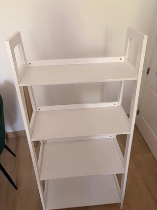 Estantería Escalera Blanca