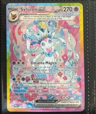Carta Pokémon Sylveon EX Teracristal