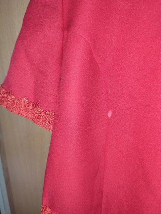Chaqueta Roja Manga Corta Talla 50