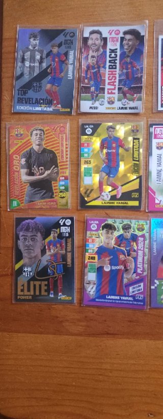Lote cromos Lamine Yamal FC Barcelona
