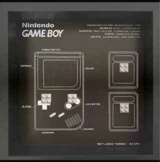 Cornice Display Game Boy Lego