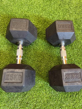Mancuernas Hexagonales 25kg