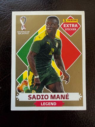 Lote cromos Panini oro Extra Stickers Qatar 2022