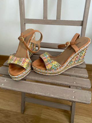 Sandalias cuña Pons Quintana Talla 40