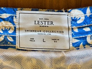 Bañador Lester Madrid Azul Arándanos Talla L