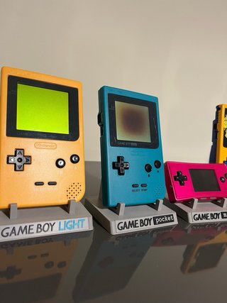 Soportes para consolas gameboys, psp, switch ..