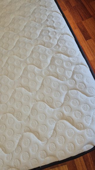 Cama 160x200 Tela y Madera con cabecero