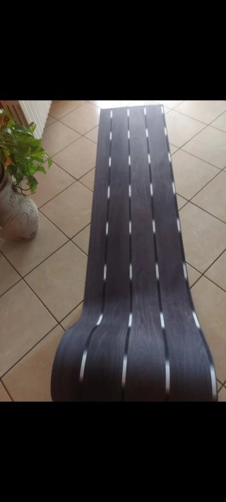 Tappeto a metraggio grigio scuro 2m