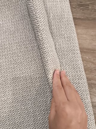 Retal de tela  gris