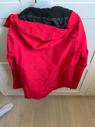 Chaqueta esquí infantil roja Talla 12