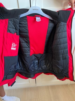 Chaqueta esquí infantil roja Talla 12