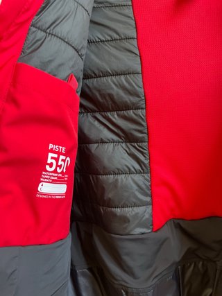 Chaqueta esquí infantil roja Talla 12