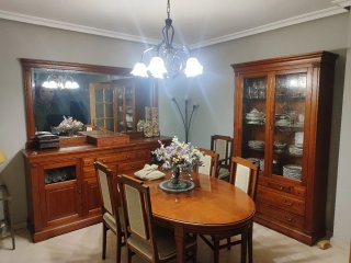 Conjunto de salón comedor vintage provenzal