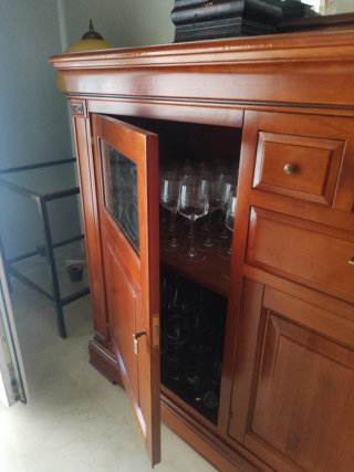 Conjunto de salón comedor vintage provenzal