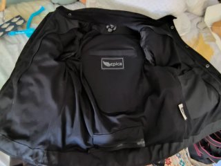 Chaqueta Moto Negra Talla L
