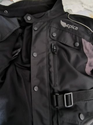 Chaqueta Moto Negra Talla L