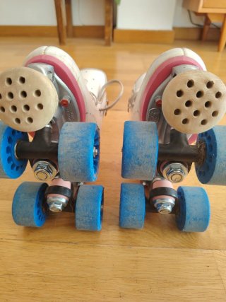 Patines Artísticos Blancos Talla 32