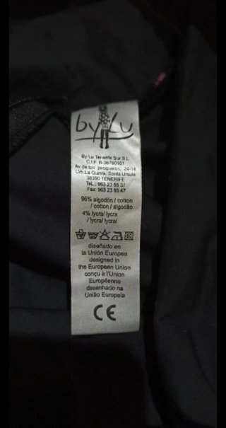 Vestido By Lu Talla 38 Negro