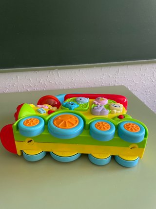 Tren musical infantil con animales