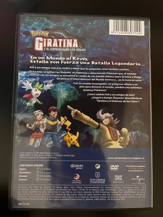Pokemon Giratina + DVD + Juego Nintendo DS platino