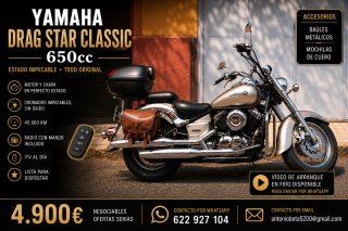 Yamaha Drag Star Classic 650cc