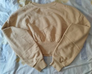 Sudadera Beige y Verde Mango