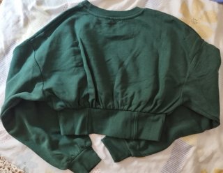 Sudadera Beige y Verde Mango