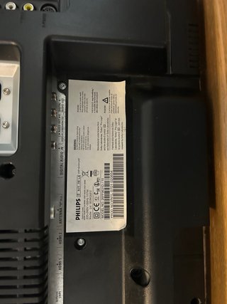Televisor Philips 26 Negro y Plata