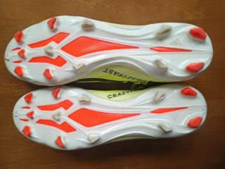 Botas Adidas Crazyfast Amarillas y Negras
