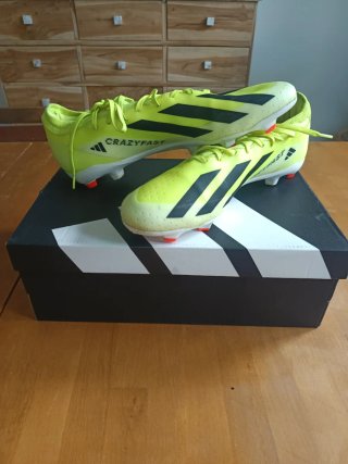 Botas Adidas Crazyfast Amarillas y Negras