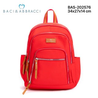 Zaino Baci & Abbracci Azzurro 34x27x14 cm