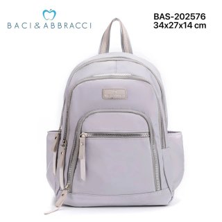 Zaino Baci & Abbracci Azzurro 34x27x14 cm