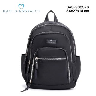 Zaino Baci & Abbracci Azzurro 34x27x14 cm