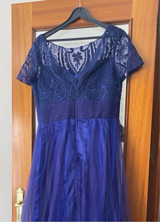 Vestido de fiesta azul