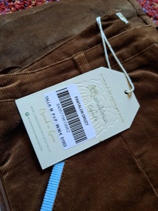 Pantalón Camaleónica Talla M Corduroy Marrón