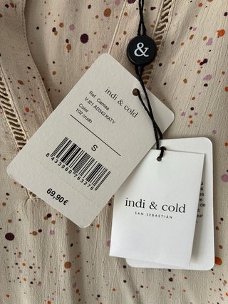 Camisa Indi & Cold Beige Multicolor
