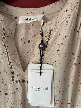 Camisa Indi & Cold Beige Multicolor