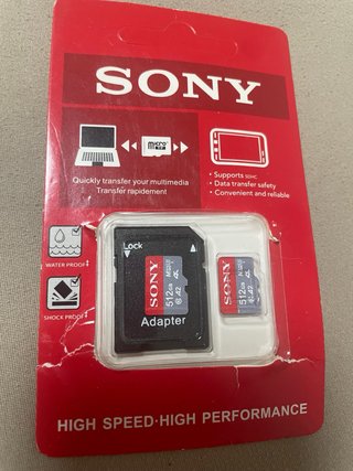 Tarjeta Micro SD Sony 512GB con Adaptador