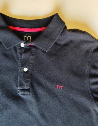 Polo Milano Negro Talla L