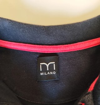 Polo Milano Negro Talla L