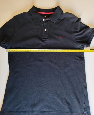 Polo Milano Negro Talla L