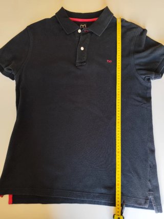 Polo Milano Negro Talla L