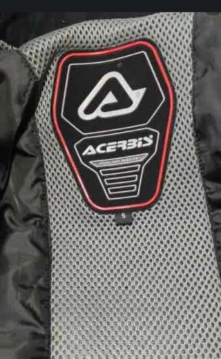 Chaqueta Moto Acerbis Roja, Negra y Blanca.
