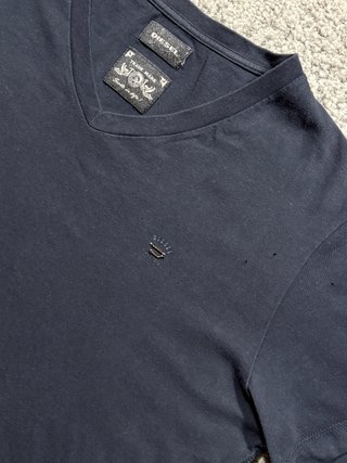 Camiseta Diesel azul marino pico M
